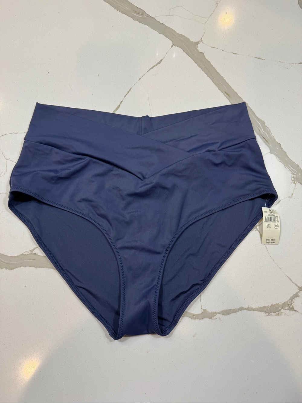 Aerie Crossover High-Waist Bikini Bottoms